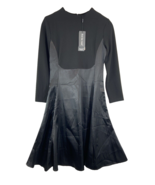 FEI IN VAN Women&#39;s Size XL Black Fit &amp; Flare Modest Style Dress Stretch NWT - $194.88 CAD