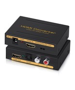 4K60Hz HDMI Audio Extractor and Video Splitter Adapter for Gaming Devices - $101.62 CAD