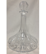 Towle Lead Crystal Ships Decanter &amp; bottle stopper 11&quot; tall, vintage spi... - $1,288.79 MXN