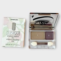 NIB CLINIQUE All About Shadow Duo Eyeshadow Beach Plum (purple &amp; gold) - $24.19