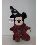 Disney Plush Sorcerer Mickey 12 Inches Stuffed Animal Toy - £19.45 GBP
