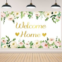 Elegant Welcome Home Banner Decorations, White We Missed You So Much Party Decor - £22.36 GBP