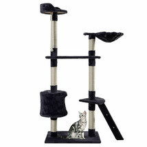 New 60&quot; Cat Tree Tower Condo Scratching Furniture Kitten Pet House Hammo... - £70.39 GBP