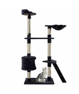 New 60&quot; Cat Tree Tower Condo Scratching Furniture Kitten Pet House Hammo... - £71.72 GBP