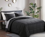Black, Oversized King 120&quot;X120&quot;, Lightweight Down Alternative Comforter ... - £71.09 GBP