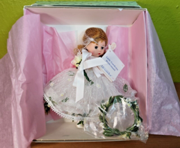 Madame Alexander &quot;Little Gardenia Bridesmaid&quot;  8&quot; Doll  #26855 in Box MINT - £47.58 GBP