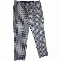 Charter Club Women Plus Iconic-Print Slim-Leg Ankle Pants Intrepid Blue Combo 18 - £34.33 GBP