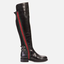 The Manhattan Luxe Black Leather Knee - High Boot image 5
