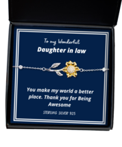 To my Daughter in Law,  Sunflower Bracelet. Model 64035  - £31.93 GBP