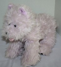 Build A Bear Lavender Terrier Puppy Dog 15&quot; Purple Soft Toy Stuffed Animal BAB - £11.93 GBP