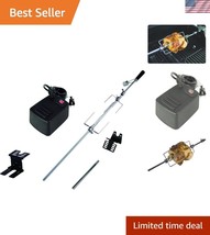 Robust Rotisserie Kit for Gas &amp; Charcoal Grills - 55 lbs Capacity, Easy ... - $101.99