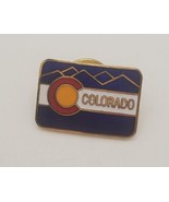 Colorado Flag Tourist Travel Souvenir Collectible Vintage Enamel Lapel H... - €16,94 EUR