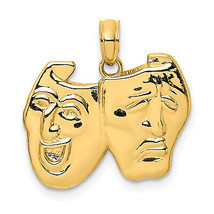 14K Comedy/Tragedy Charm D4259 - $330.58