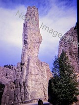 1963 Needles Highway Totem Pole Black Hills South Dakota 35mm Slide - £4.29 GBP