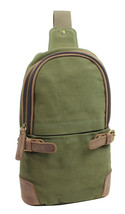 Vagarant Traveler Simple Canvas Chest Pack CK84.Green - $35.00