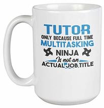 Make Your Mark Design Funny Multitasking Ninja Tutor Coffee &amp; Tea Mug for Men an - £19.25 GBP