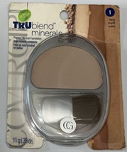 1- Covergirl Trublend Pressed Minerals Foundation #1 IVORY (New/Sealed S... - $19.79