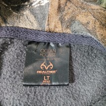 Ocean + Coast RealTree Mens Hunter Green Logo Camo Hoodie Pullover Sweatshirt LT image 6