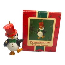 Vintage 1985 Hallmark Keepsake Christmas Ornament Dapper Penguin - £7.02 GBP
