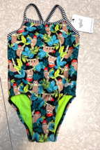 Dolfin Swim wear swimsuit UGLIES Hang tight sloth bathing suit girls size 8 - $19.99