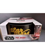 Disney Star Wars 1977 Logo Black Pet Bowl 3.5 Cups 28 oz New in Box - $444.00 MXN