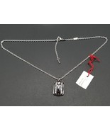 Baccarat Crystal Louxor Necklace Silver Mist Mirror Diamond Cut  22&quot; Cha... - €264,27 EUR