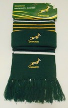 SPRINGBOKS South African Rugby Beanie HAT &amp; SCARF set Adult One Size Unworn - £27.78 GBP