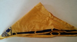 008 Yellow Cub Scouts BSA Neckerchief Vintage - £9.42 GBP