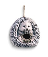 Pudgy Pals Resin Hedgehog Birdhouse - £36.47 GBP