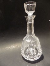 Elegant Atlantis Lead Crystal Decanter Signed Cut Liquor Wine Sherry Bar - £37.98 GBP