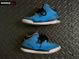Nike Air Jordan 3 Retro Powder Blue Us Size 9.5c Kids 832033-406 Boys - £38.91 GBP