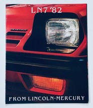 1982 Lincoln-Mercury LN7 Dealer Showroom Sales Brochure Guide Catalog - $12.93 CAD