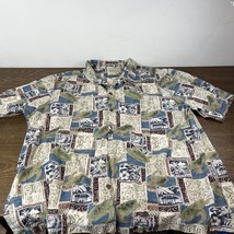 VTG Royal Hawaiian Creations Shirt Mens 3XL Green Short Sleeve Button Up - £21.92 GBP