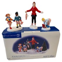 DEPARTMENT 56 The Original Snow Village 1999 ON THE WAY TO BALLET CLASS ... - $9.46