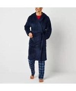 St. John&#39;s Bay Men&#39;s Long Sleeve Long Length Robe X-Large/XX-Large Navy ... - $53.08 CAD