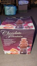 Nostalgia Electrics Chocolate Fondue Fountain - Stainless Steel and Plastic - £27.68 GBP