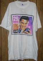 Elvis Presley Stamp Design T Shirt Vintage 1992 NWT Post Card Size XX-Large - $64.99