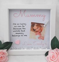 2 Frame Sizes Personalised Mummy Frame, Mothers Day Frame, Mum Frame, Mum Gift,  - £18.52 GBP