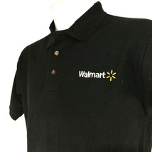 WALMART Associate Employee Uniform Polo Shirt Black Size M Medium NEW - £19.92 GBP