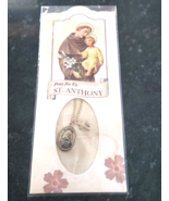 NEW St. Anthony&#39;s Pray For Us Necklace Franciscan Friars Atonement Gold ... - $130.76 MXN