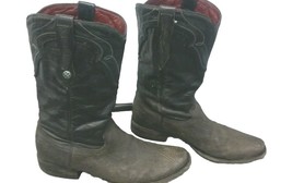 Men&#39;s Cowboy Boots by Montana SZ 8 1/2&quot; EEE EUC $300 Retail - $44.88
