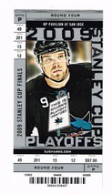 2009 NHL Stanley Cup Finals Phantom Ticket Sharks Round 4 Game P - $280.90 MXN