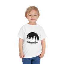 Toddler Boy&#39;s Short Sleeve Shirt Adventure Themed Wanderlust Logo Print Black Wh - £15.64 GBP