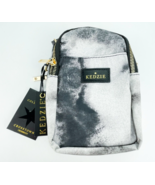 Kedzie Crosstown Crossbody Shoulder Sling Zip Bag Gray Tie Dye Removable... - $33.10 CAD