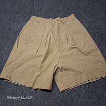 Vintage Columbia Pleated Hiking Shorts Women SIze 10 Brown High Rise 6 &quot;... - $18.47