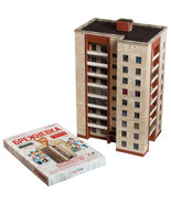 DIY 3D Russian Soviet House Puzzle Nine-story Building Brezhnevka Model ... - $63.99