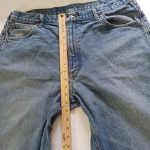 Carhartt B17-DST Men's 40×32 Blue Cotton Denim Jeans Measured Size 38×31 image 10