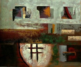 Raymond Z.-Passing Train-Orig Oil Painting on Canvas, Hand Signed by the... - £96.37 GBP