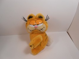 GARFIELD 8&quot; Plush with Fluffy White Bunny Tail 1978-81 Dakin - £8.92 GBP