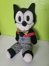 Vintage Felix the Cat Stuffed Plush Animal 15” Applause 1988 Tush Tag  Black Cat - $51.74